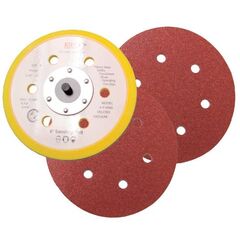  Druckluft-Pistolenschleifer Schleifteller ELMAG Schleifteller Ø 150mm, 6-fach gelocht Klett/Velcro, 5/16 Aufnahme 12412953