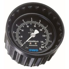  Zubehör für Reifenfüllgeräte ELMAG Druckmanometer m. Schutzkappe 0-4 bar Ø 80mm, f. Mod.80-EWO (eichfähig) 12413390