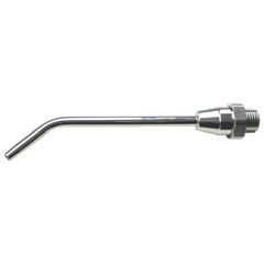  Blaspistolen-Verlängerungen ELMAG Verlängerung gebogen (Messing, vernickelt) Rohr Ø 5 mm, Düse Ø 3mm, 110mm, AG M12x1,25, f. Ausblaspistolen 12413371
