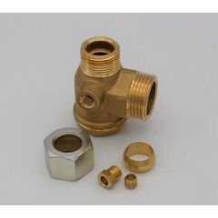  Palettenaggregate ELMAG Rückschlagventil f. PAL/SILENT 1100/1800 Kessel: AG 1, Leitung 18 mm (m.Schneidring u. Überwurfmutter) 12414614
