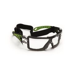  Schweißbrillen ELMAG Schutzbrille farblos schwarz/grün PC2mm kratzfest & antifog 12408436