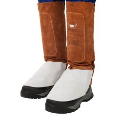  Schweißergamaschen ELMAG Schweißergamaschen WELDAS 44-7114 STEERSOtuff Spalt-Rindleder Ø 37-47 cm, L=36 cm 12408361