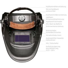  Automatik-Kopfschweißschirme MultiSafeVario Ersatzteile ELMAG Einstell-Schrauben-Satz Sensitivity/Shade z.MultiSafeVario, L & XXL (2 Stk./Pkg.) 12408498