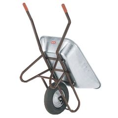  Schub- und Sackkarren Schubkarre müba-Muldenkarre "Kipp-Car", Mulde (150L) mit ganzer Drahteinlage, Polymeres Kugellagerrad in 2 Positionen verstellbar, Tragfähigkeit 200kg 12444425
