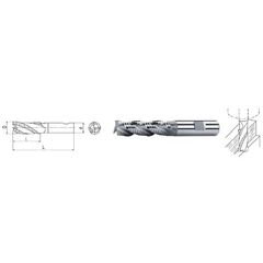  HSS Co8 - Typ NR P ELMAG HSS Co8-Schaftfräser DIN 844 Ø 14,0mm (lang) 12415597