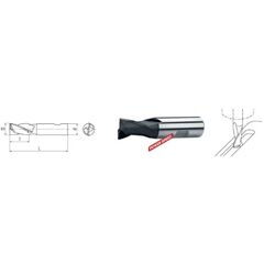  AlTiN HSSE PM - Typ N ELMAG HSSE PM-Langlochfräser DIN 327 Ø 18,0mm (2 Schneiden) 12415893