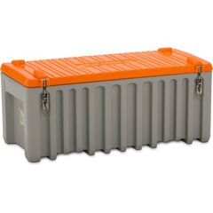  445 - Werkzeugboxen Cemo CEMbox 250 l, grau/orange, 120x60x54 cm 12383811
