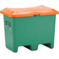  505 - Streugutbehälter Cemo Streugutbehälter PLUS3 200 l unterfahrbar o. Entnahme, grün/orange 12384959