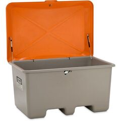  505 - Streugutbehälter Cemo Allzweckbox PLUS3 400 l, grau/ orange 12384968