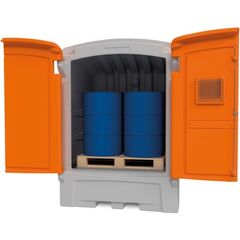  160 - Schadstoffsammelstation Cemo PE-Gefahrstoffdepot 1100/1, 160x114x198 cm 12383760