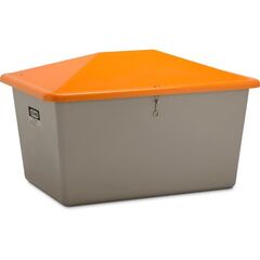  505 - Streugutbehälter Cemo Streugutbehälter 1100 l m. Entnahme, grau/orange 12384995