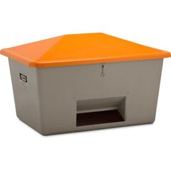 505 - Streugutbehälter Cemo Streugutbehälter 1100 l m. Entnahme, grau/orange 12384996