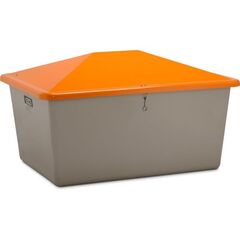 505 - Streugutbehälter Cemo Streugutbehälter 1500 l o. Entnahme, grau/orange 12384997