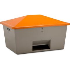  505 - Streugutbehälter Cemo Streugutbehälter 1500 l m. Entnahme, grau/orange 12384998