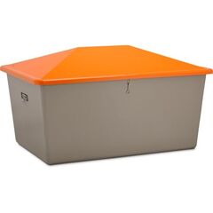  505 - Streugutbehälter Cemo Streugutbehälter 2200 l o. Entnahme, grau/orange 12384999