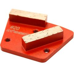  DIA-Schleifschuh [M6] Clever Diamant SCHLEIFSCHUH 79300 M6, K20/25, rot, links, 2 Segm. 12387205