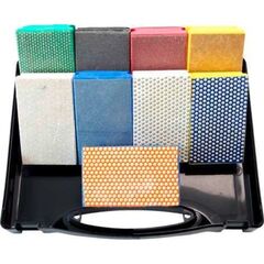  DIA-Schleifpad-Set Clever Diamant HANDSCHLEIFPAD-SET 91182, K50 - K3000 12387191
