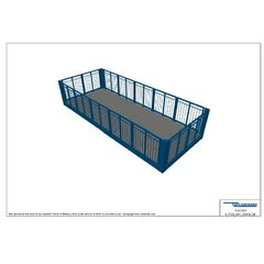  Terrassencontainer Containex 20' Terrassencontainer ohne Dach - weiß 1238763