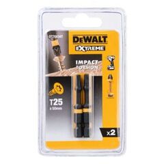  EXTREME Impact Torsion Torx Schrauber-Bits Torsion Bit schlagf. T25 50mm 2Stk 12388628