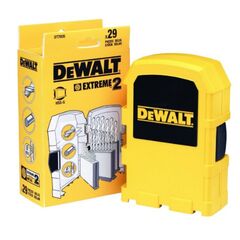  EXTREME DEWALT® 2 HSS-G Metallbohrer DIN 338 - Sets Metallbohrer-Set 29-tlg. HSS-G 12389126