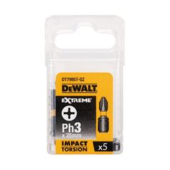  EXTREME Impact Torsion Phillips Schrauber-Bits Torsion Bit schlagf. Ph3 25mm 5Stk 12388604