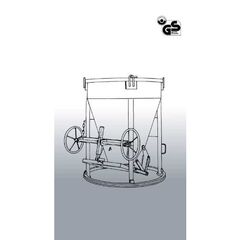  1012 H Betonsilo Betonsilo 1012H.11, 800l Traverse, Handrad 12390686