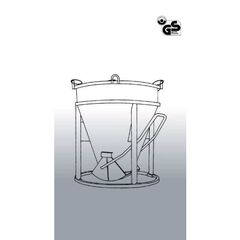  1012 Betonsilo Betonsilo 1012.8, 500l angeschw. Kette, Hebelverschl. 12390680