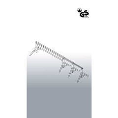  Gerüstböcke, Gerüsteisen und Zubehör Putzergerüstbock 1308.1 Höhe 520-770, lackiert 12391700