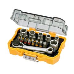  DE High Performance Socket and Screwdriving Set Bit- und Ratschen-Set 24-tlg 12389690