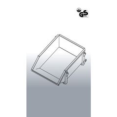  Profilartikel PROFIL Schüttmulde - Inhalt 1000l 12391820