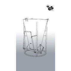  1015 Betonsilo Betonsilo 1015.7, 400l angeschw. Kette, Hebelverschl. 12390751