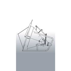 1018 Betonsilo Betonsilo 1018.6, 375l Bügel, Hebelverschluss Auslauf Ø 300 mm liegende Form 12391034