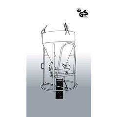  1016 LH Betonsilo Betonsilo 1016LH.2, 200l angeschw. Kette, Handrad Auslauf Ø 300 mm leichtere Ausführung 12390993