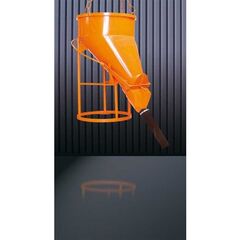 1023 Betonsilo Betonsilo 1023.12, 1000l angeschw. Kette, Hebelverschl. Auslauf Ø 150 mm 12391283