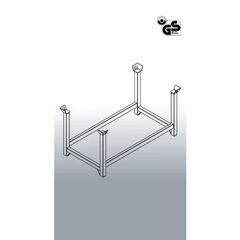  Stapelgestelle und -paletten Stapelpalette 1314.4 lackiert 1500 x 1000 x 750 mm 12391747