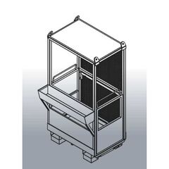  Arbeitsbühnen und Arbeitskörbe Arbeitsbühne 1073.3, zerlegbar 1200x1090x1880 12391650