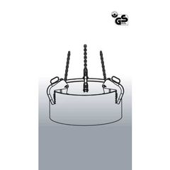  Eichinger 1061 Rohrgehänge Rohrgehänge 1061.5, 3000kg mit 2,50m Kette 12390335
