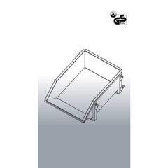  Mulden und Transportvereinfachung Schüttmulde 1046.14, 1500l Ösen, verzinkt 12391593