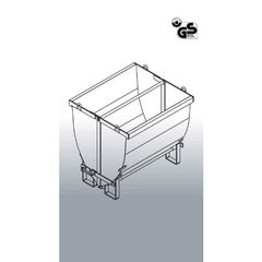  Mulden und Transportvereinfachung Erd/Schuttkübel 1043.8, 500l angeschw. Kette 12391482