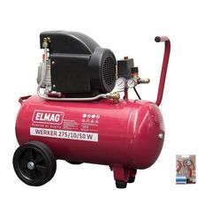  WERKER 230 Volt ELMAG Kompressor WERKER 275/10/50 W, SET-AKTION 12410640