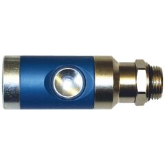  Sicherheits-Entlüftungskupplungen ELMAG Sicherheitskupplung AG 1/4 m. Druckknopf u. Drehgelenk DN 7,4, 1 Stk. Pack., SB 12410955