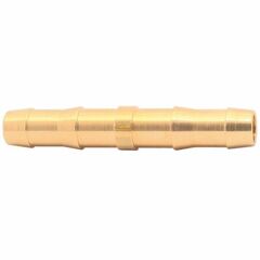  Schlauchverbindungsstücke, PVC ELMAG Schlauchverbindungsrohr Messing 6 x 6 mm 5 Stk. Pack., SB 12411109