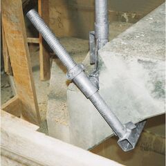  Universal-Schutzgeländerzwinge müba-Universalgeländerzwinge Gr. 1 mit geschlossenem Bretthalter, verzinkt 12444244