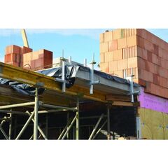  HV-Zwinge 400 müba-HV-Pfostenzwinge 400, zur Aufnahme von Geländerpfosten, Klemmbereich 0-40 cm, verzinkt 12444354