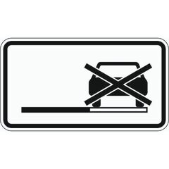  Verkehrsschilder und Straßenschilder ADCO Verkehrszeichen 1060-31 Haltverbot auch auf d. Seitenstreifen 231x420 mm, Alu 2 mm, RA2 12355859