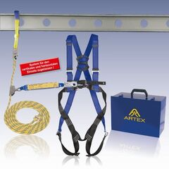  für den Dachdecker Artex Auffangsystem Dachdeckerset, Seillänge 15 m, AX 20, ASK 1 15 m, Bandschl. 2 m, Koffer 12361851