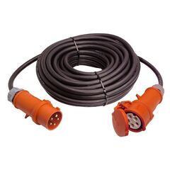  CEE Verlängerung Gummi 400V as-Schwabe CEE-Verlängerung 10m, schwarz, H07RN-F 5G4, 400V/32A/5polig 12362010