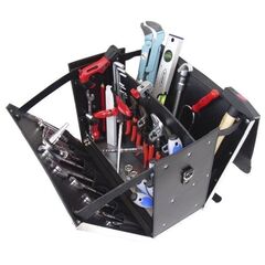  Sanitär-Werkzeugsortiment in Ledertasche Ledertasche 2-L2, kpl. m. Sanitär-Heizung-Werkzeugpaket 2, 47tlg 12361464