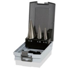  HSS-Stufenbohrer-Kassette HSS-Stufenbohrer-Kassette 3tlg 12361391