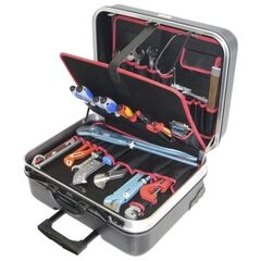  Sanitär-Werkzeugsortiment in Hartschalentrolley Hartschalen-Trolley 4-HT, m. Sanitär-Heizung-Werkzeugpaket 4, 28tlg 12361452